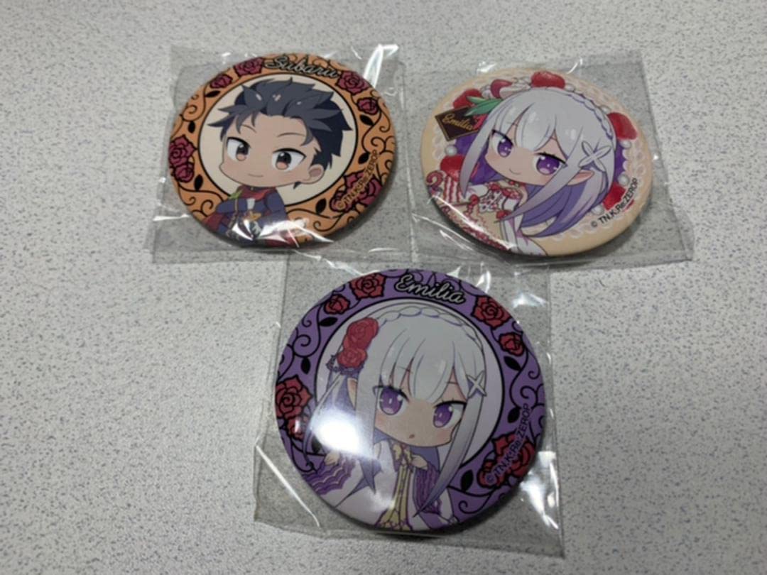 リゼロ スバル 缶バッジセット